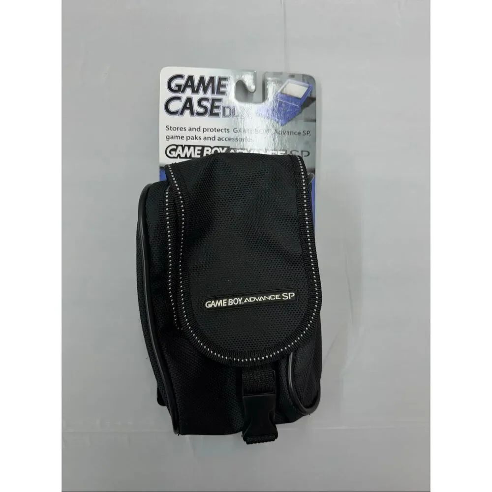 NWT Nintendo Gameboy Advance SP Black Game Case DLX